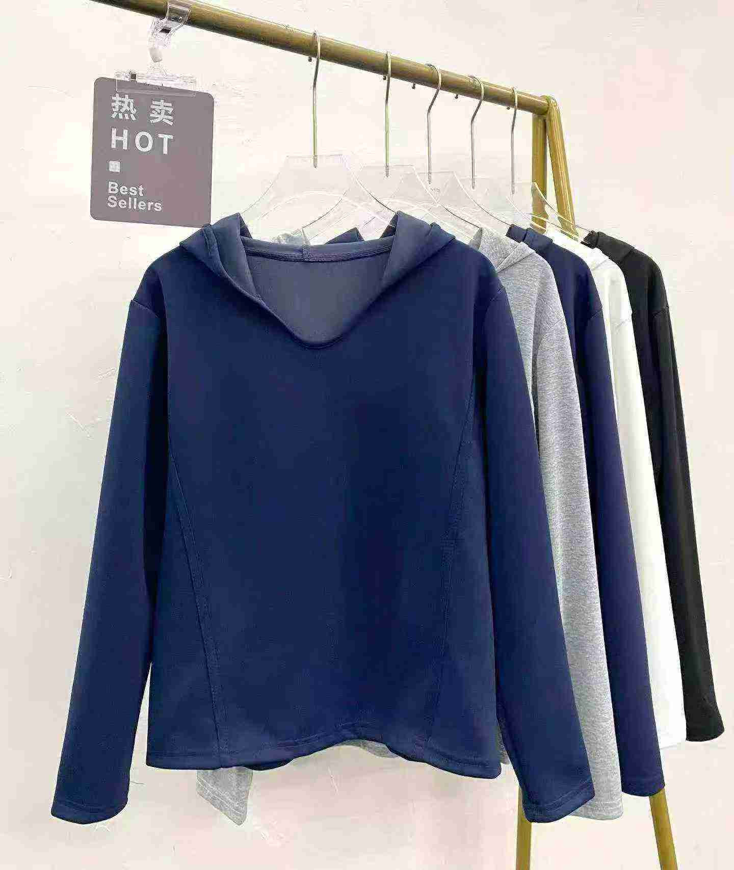 Tops con capucha de estilo coreano, 1076 piezas - Image 2