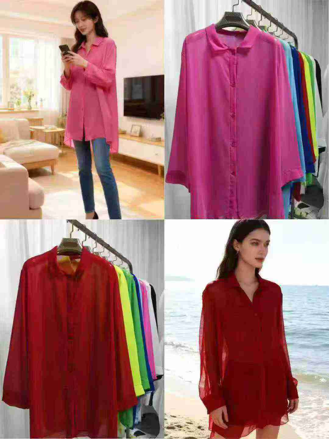 875 Pieces Clearance Chiffon Blouses - Image 5