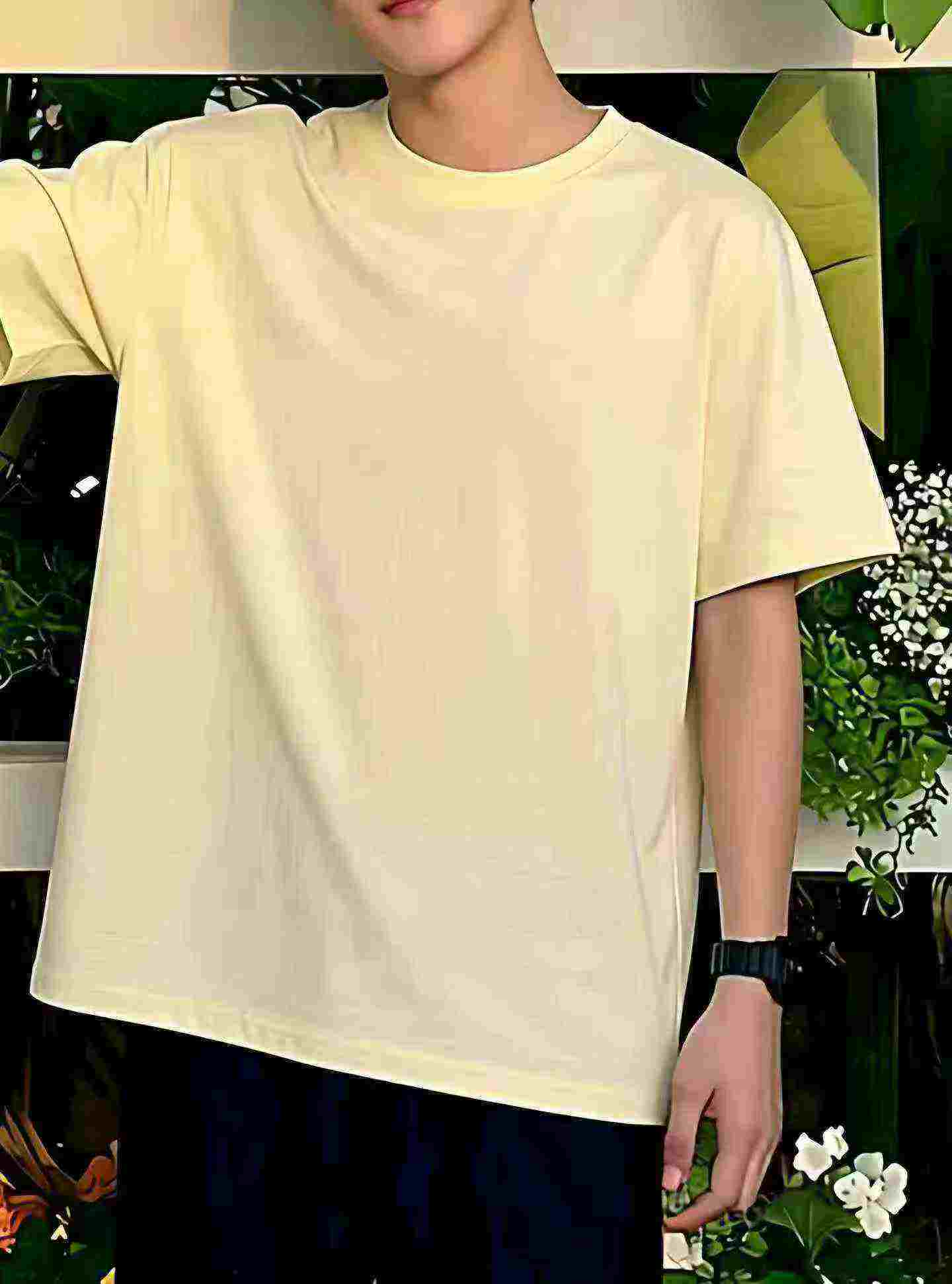 167 Pcs Plain Cotton Short Sleeve T-Shirts - Image 4