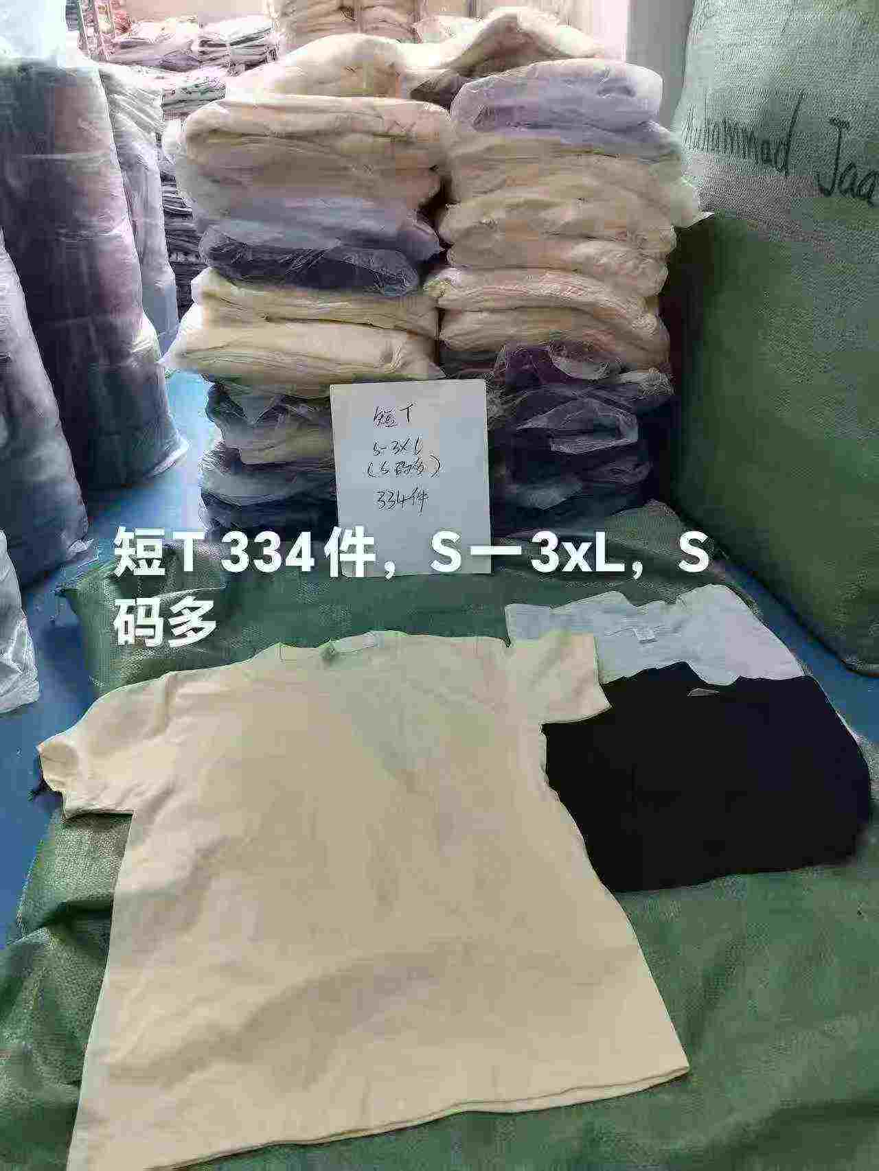 167 Pcs Plain Cotton Short Sleeve T-Shirts - Image 9