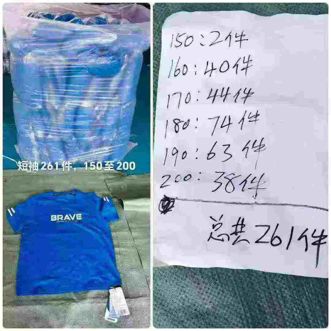 Breathable Mesh Short Sleeve T-shirts Total 261 Pieces, 10 Pieces Per Pack - Image 9