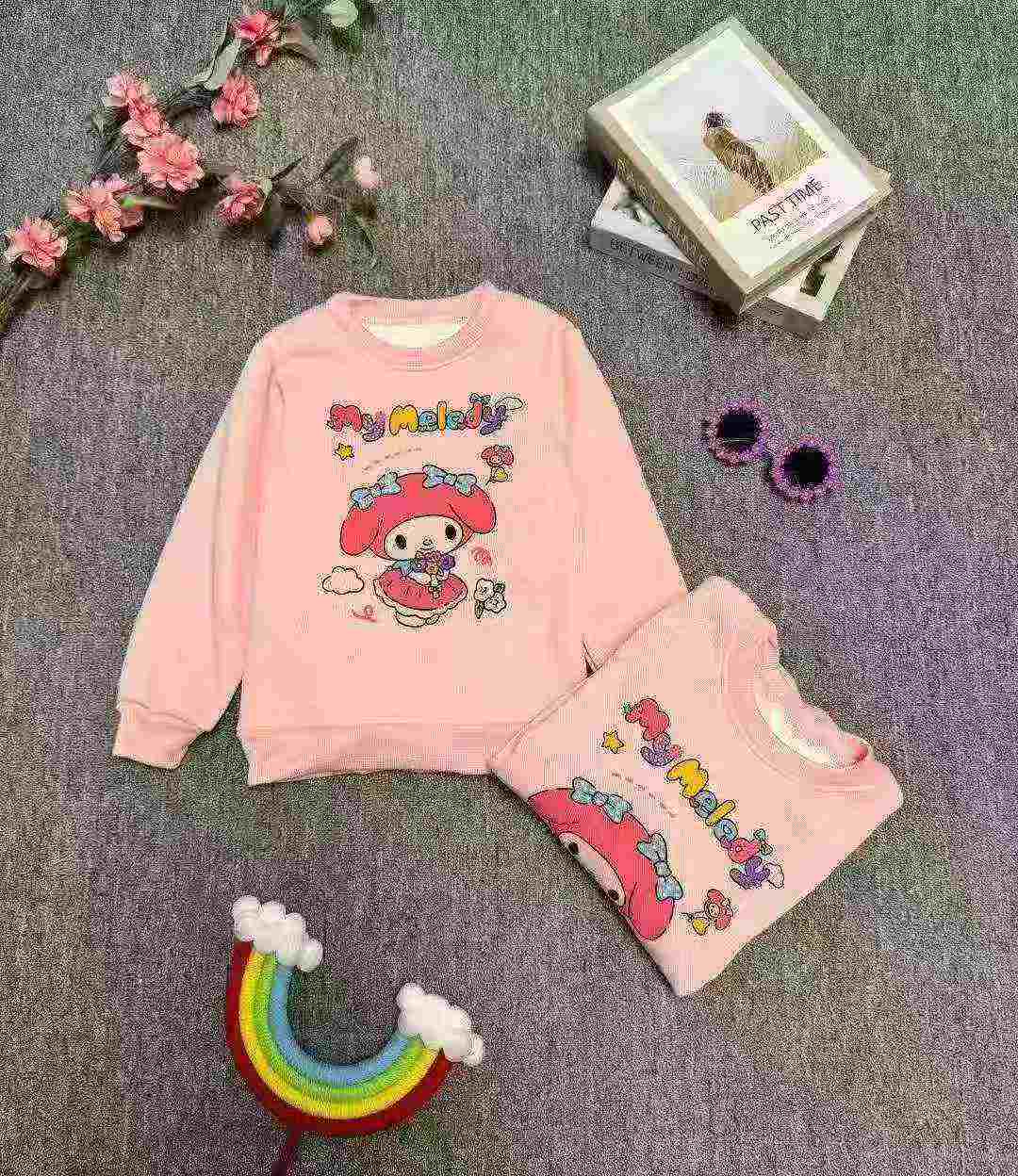 About 2000 Pieces Autumn Winter Kids Fleece Printed Crewneck Sweatshirts Clearance - Image 5