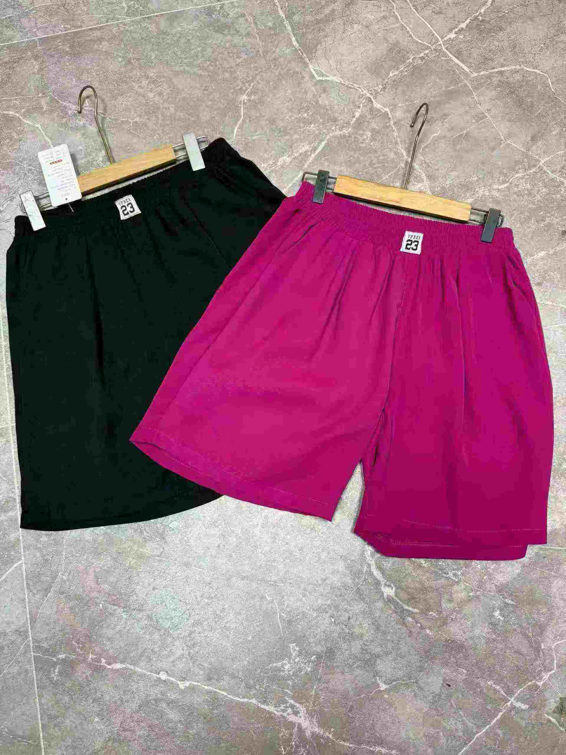 Shorts d'été décontractés amples pour femme, à taille haute, à jambe large, de coupe A, environ 1380 pièces - Image 7