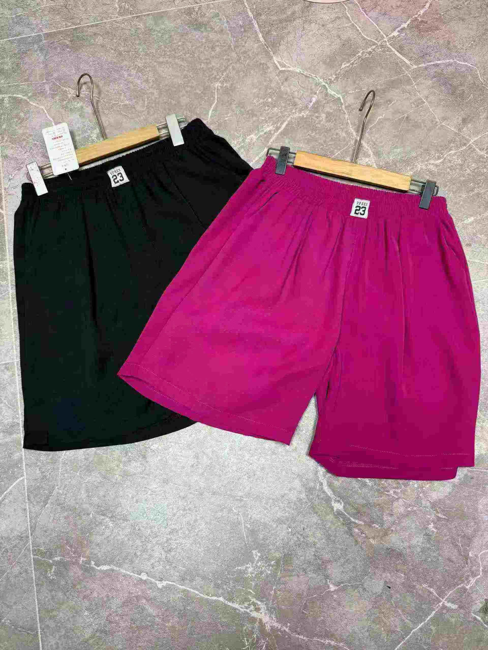 Shorts d'été décontractés amples pour femme, à taille haute, à jambe large, de coupe A, environ 1380 pièces - Image 8