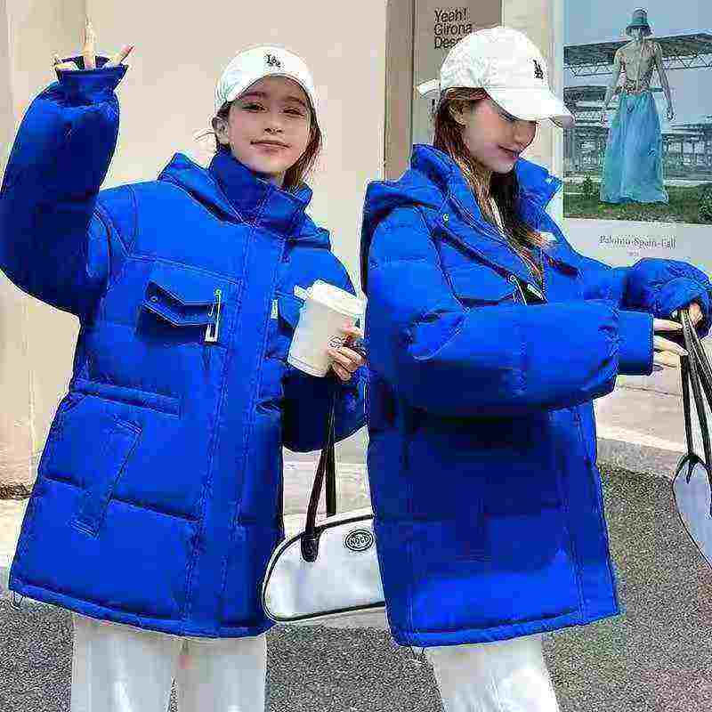 2259 Pieces Klein Blue Thickened Short Women's Padded Cotton Jacket - Image 5