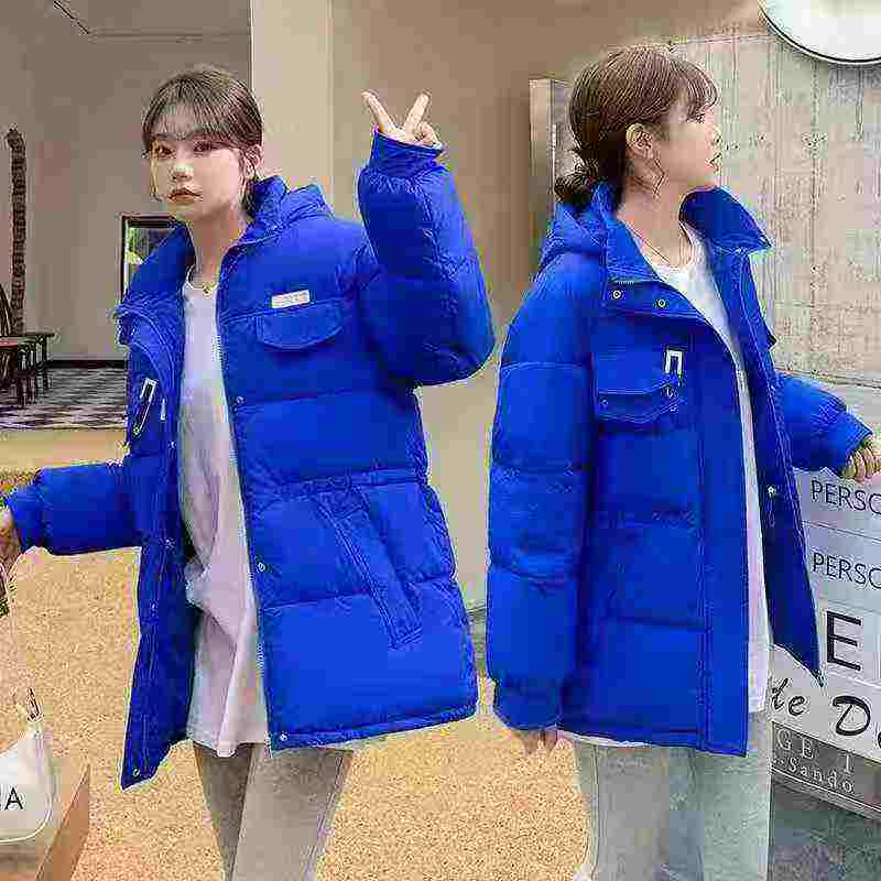 2259 Pieces Klein Blue Thickened Short Women's Padded Cotton Jacket - Image 7
