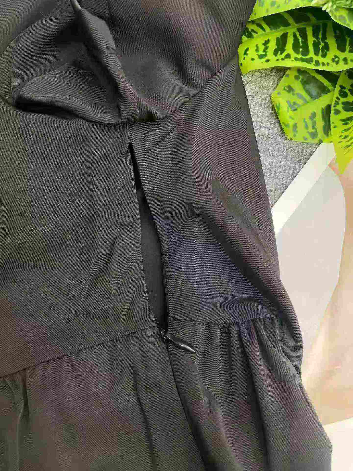 76 Pcs Recycled Korean Style Square Neck Fashion Little Black Dress - Image 7