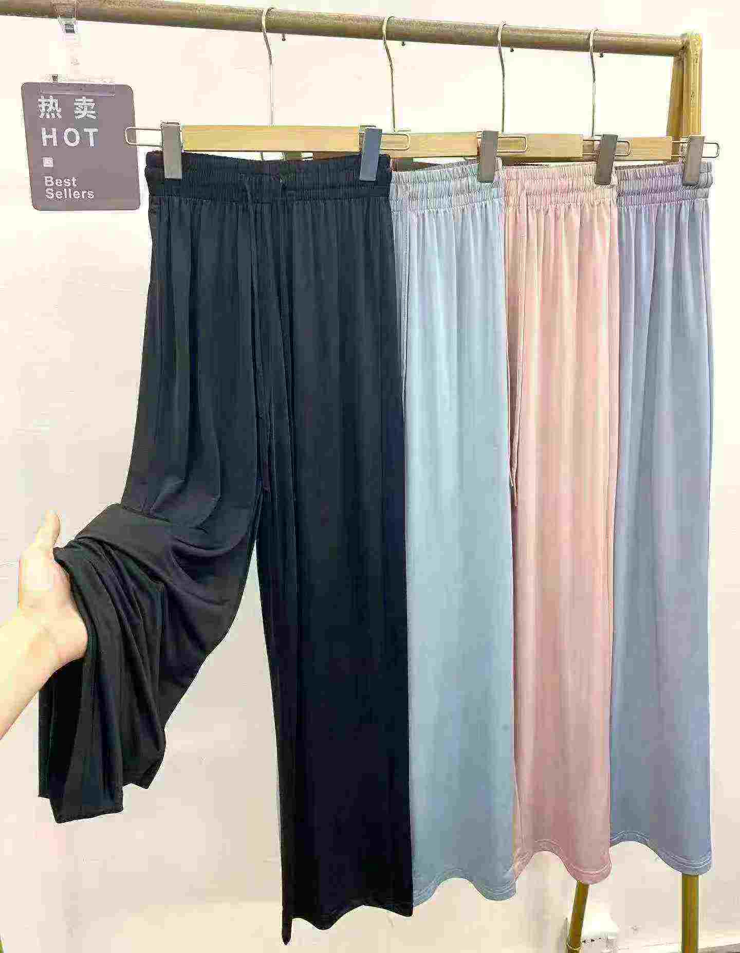 Casual Cool Ice Silk Wide Leg Pants 578 Pcs - Image 2