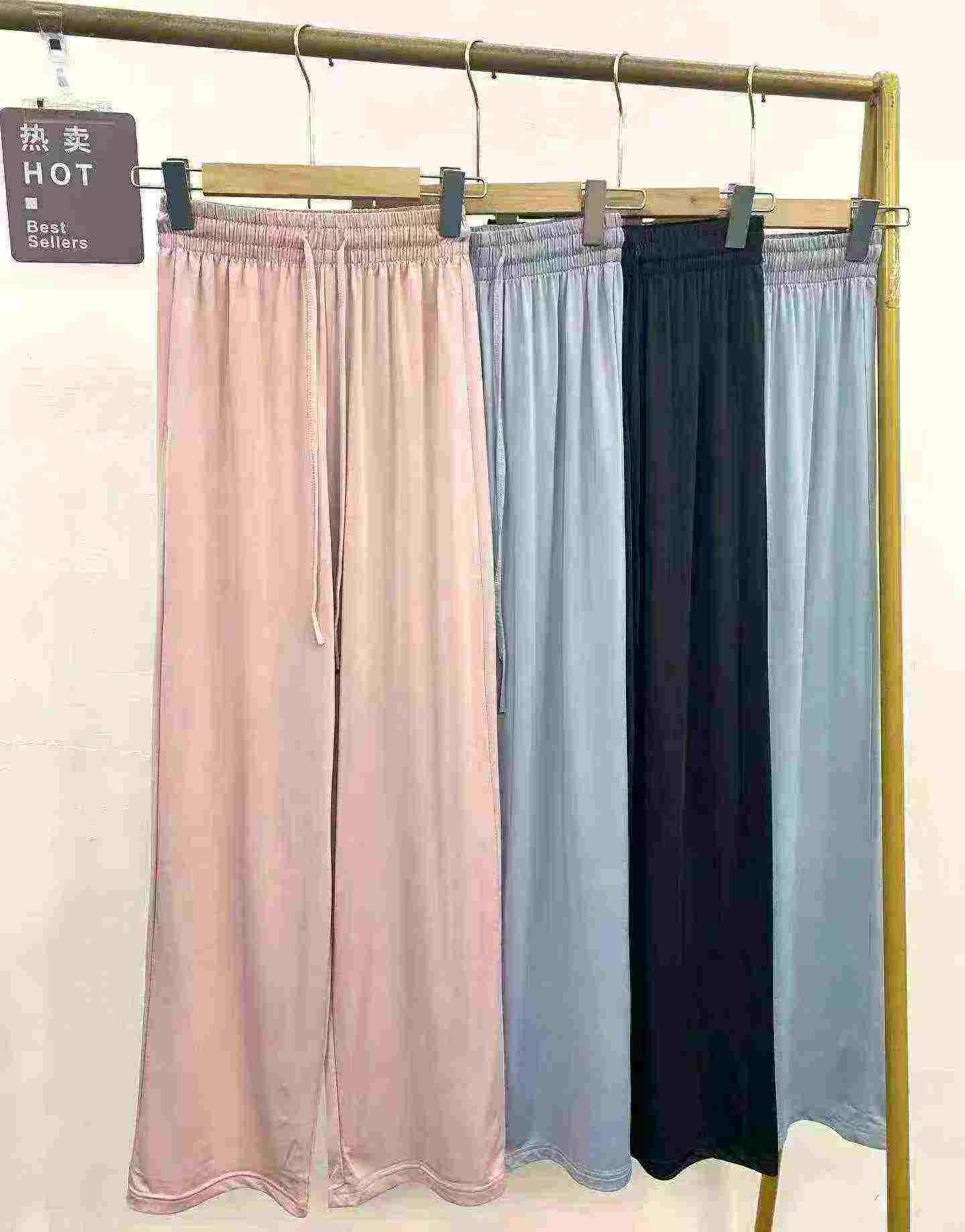 Casual Cool Ice Silk Wide Leg Pants 578 Pcs - Image 4