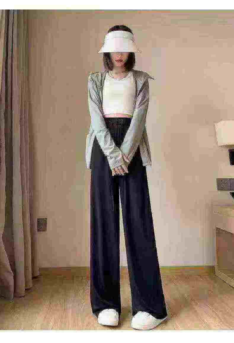Casual Cool Ice Silk Wide Leg Pants 578 Pcs - Image 5