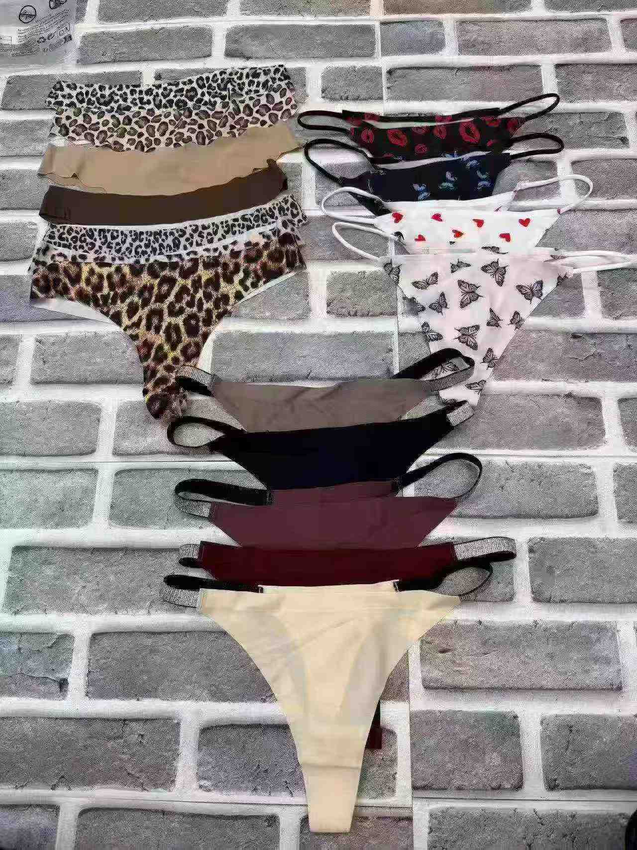 Nowe seksowne bezszwowe stringi z lamparcim nadrukiem, wyprzedaż 10 000 sztuk - Image 4
