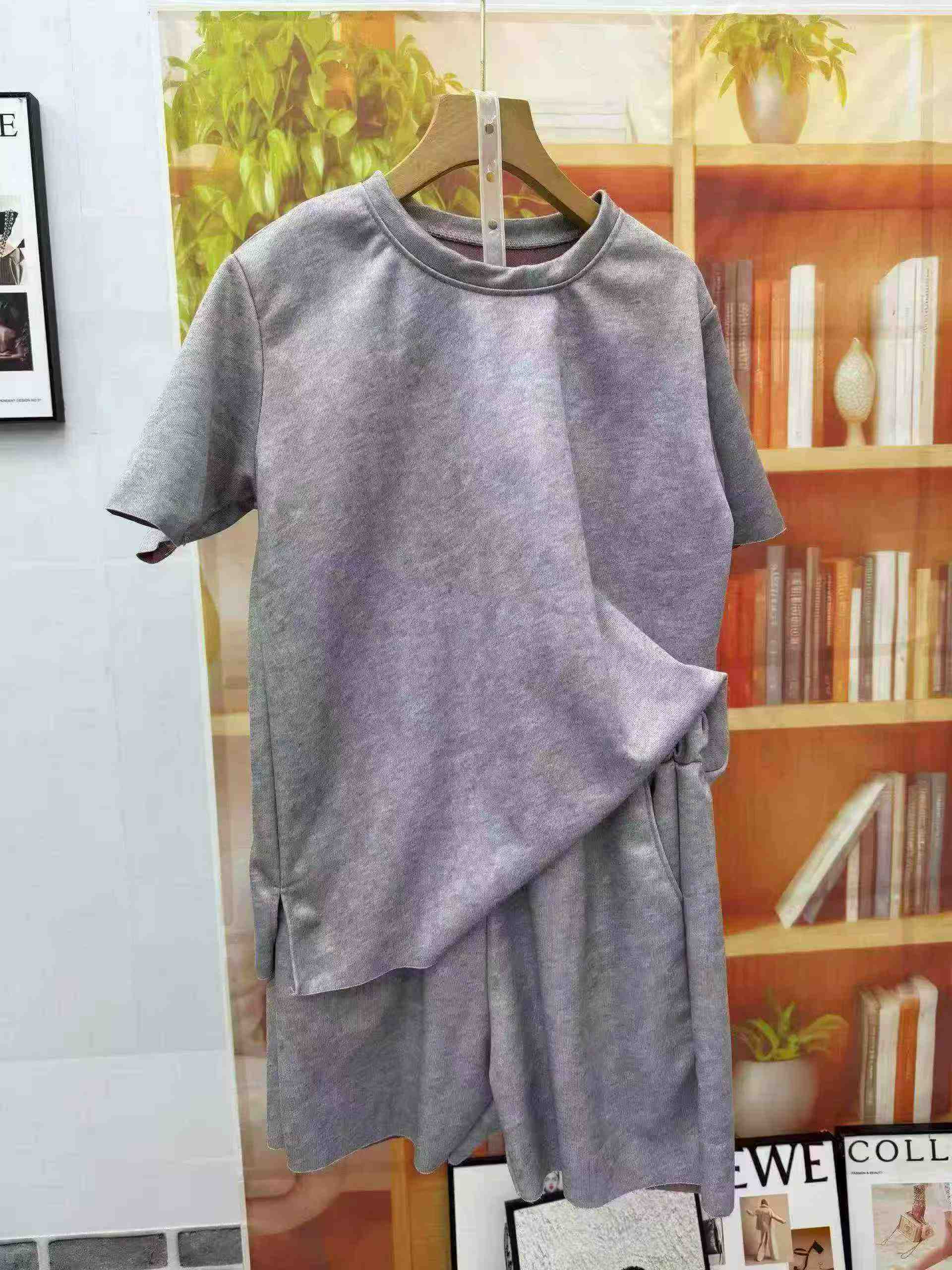 191 Sets Women's Summer Loose Casual 2-Piece T-shirt & Shorts Set - Image 3