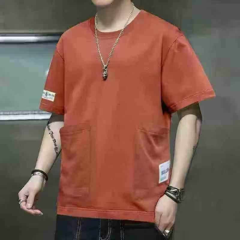 1239 Pcs Men's Summer Loose Short Sleeve T-shirts - Image 1