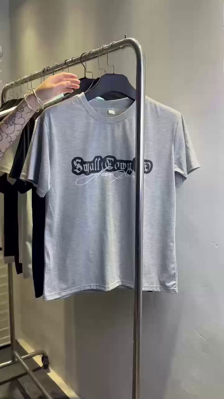 6000 Peças de Camisetas Unissexo de Algodão de Manga Curta de Verão - Image 1