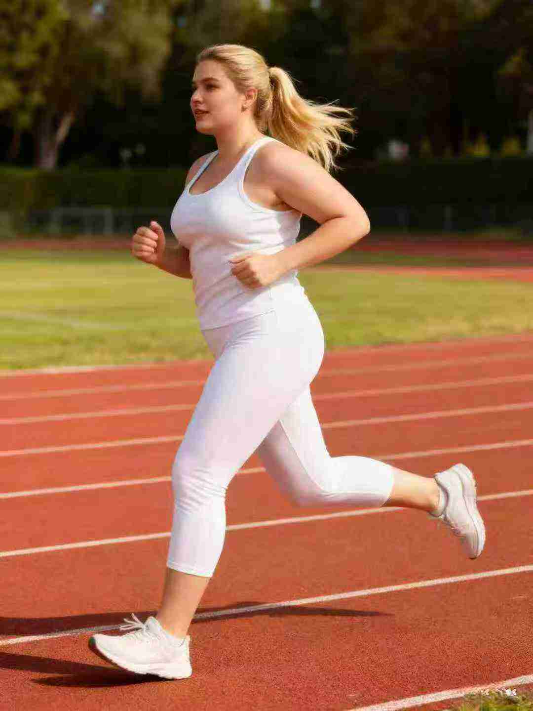 430 Pcs Foreign Trade Women's High Stretch Sports Cropped Pants - Image 1
