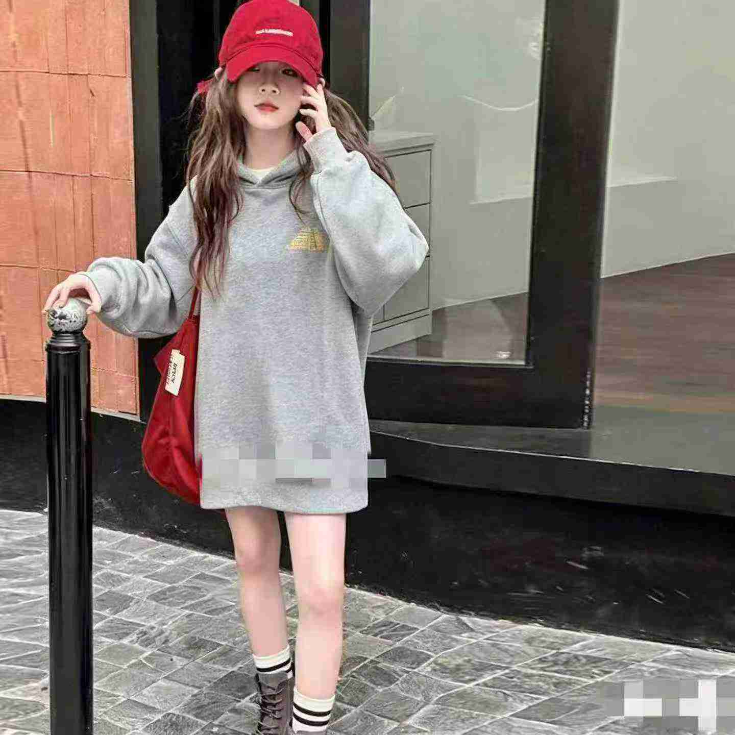68 Pcs Girls Long Sweatshirt Dress - Image 1