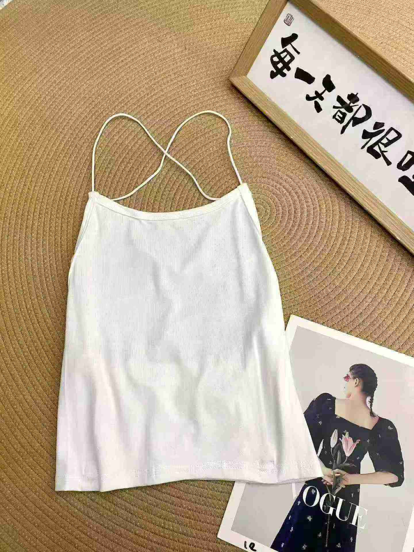 125 Pcs American Style Backless Halter Cami Tops - Image 1