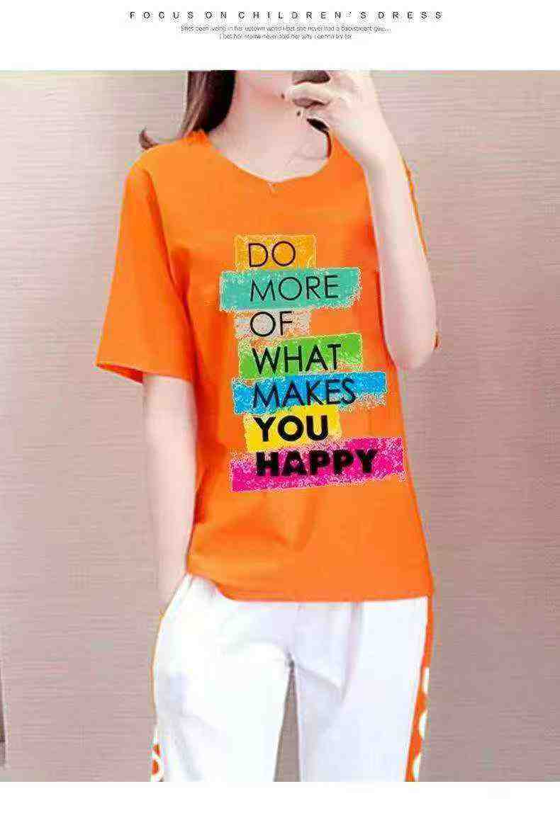 Women's Short Sleeve T-shirts, Total 857 Pieces - Image 1