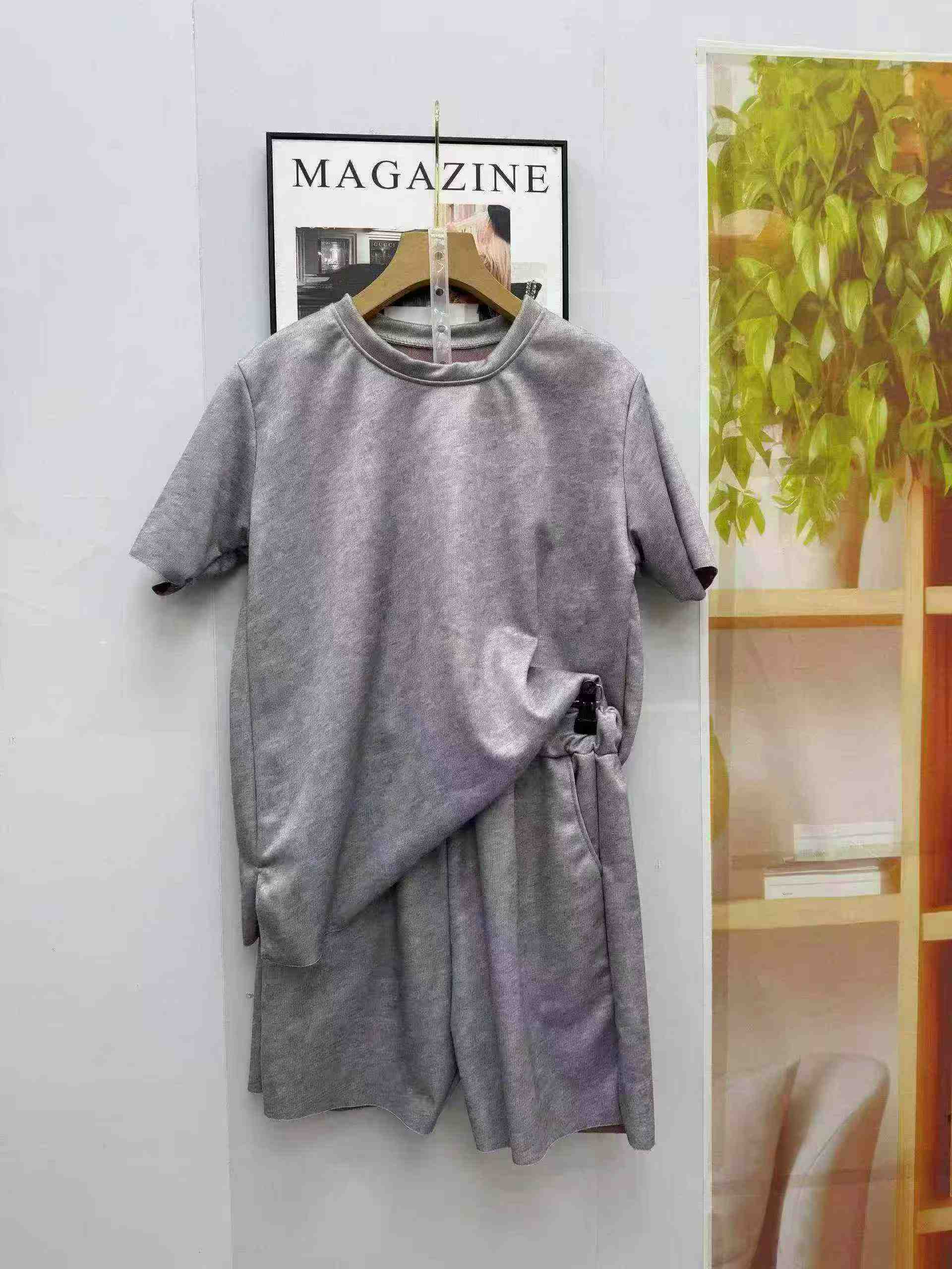 191 Sets Women's Summer Loose Casual 2-Piece T-shirt & Shorts Set - Image 1