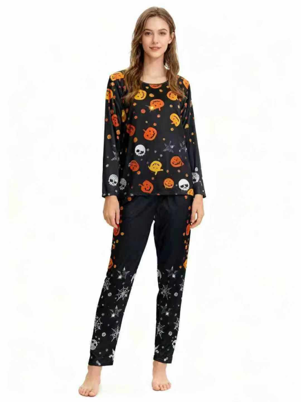 Halloween European & American Adult Horror Prank Pajama Set 413 Sets - Image 1