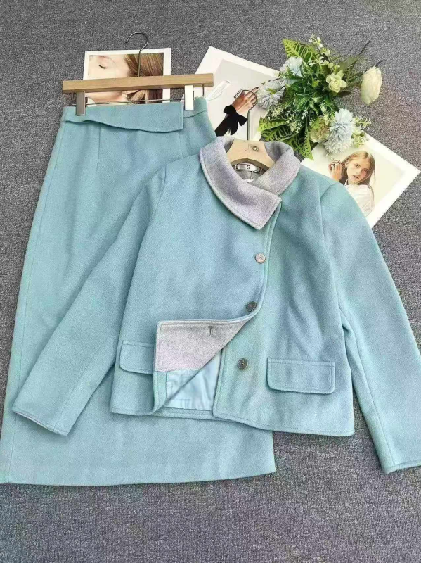 29 Sets French Style Elegant Two-piece Skirt Set - Image 1