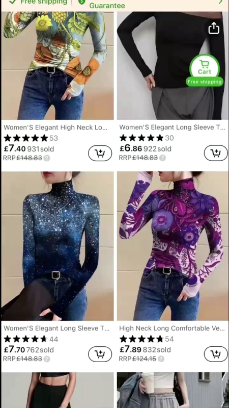 Approx 4000 Pcs Foreign Trade Stock Tops, Sizes S-2XL, Individual Packing - Image 1