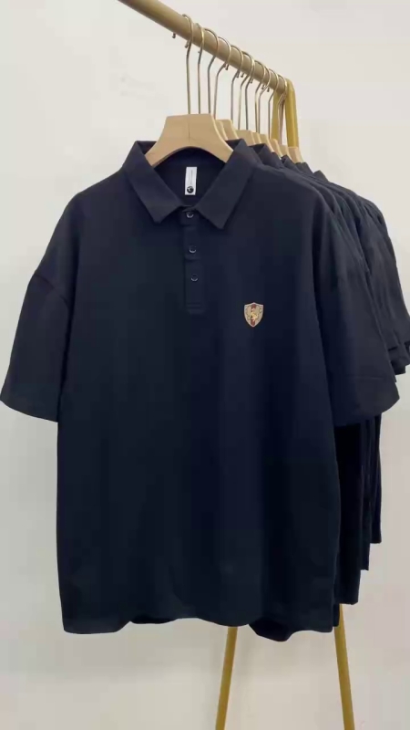 About 350 Pcs Cotton Short Sleeve Polo Shirts Clearance - Image 1
