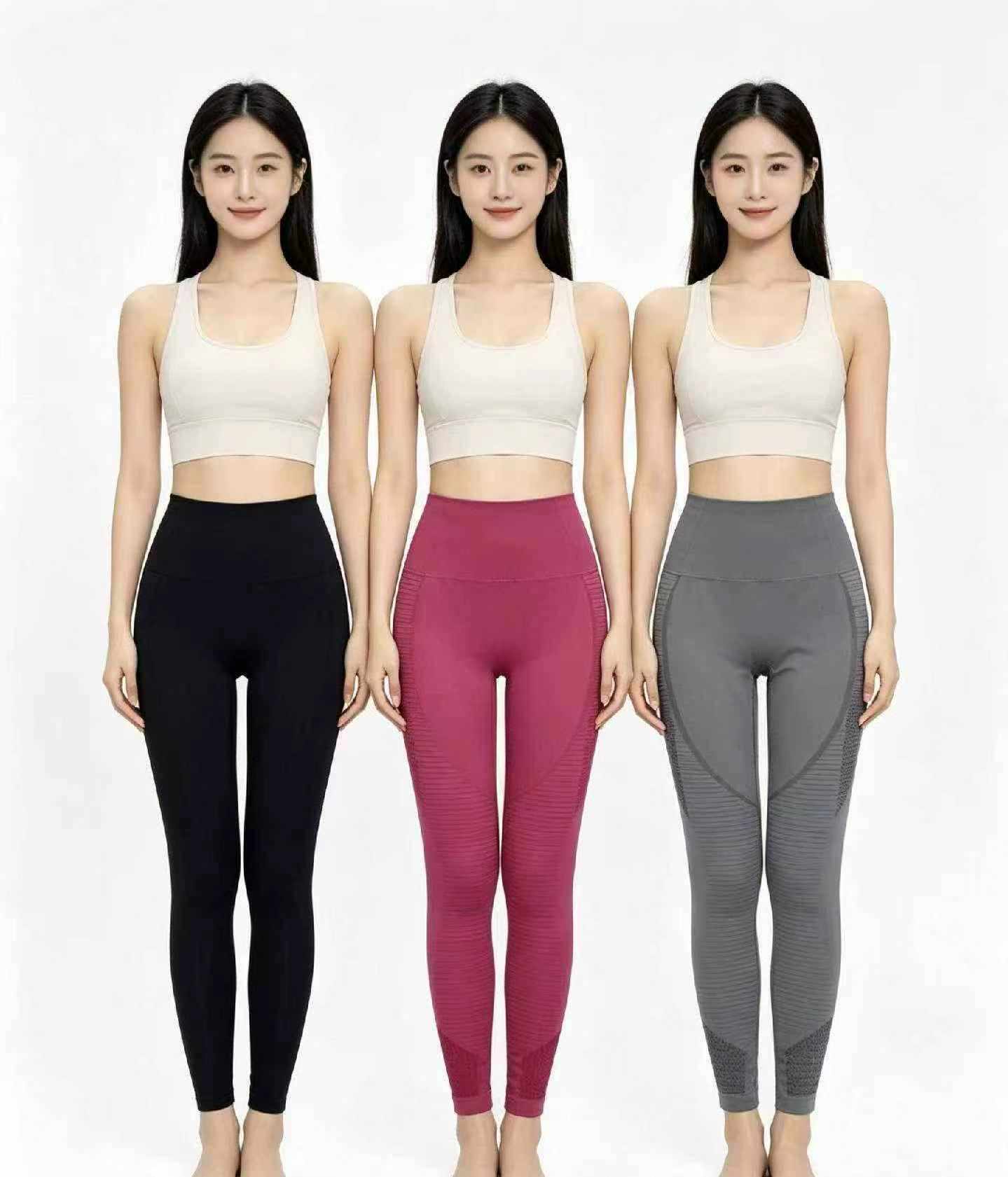 Takriban Vipande 3000 vya Suruali za Yoga za Chapa za Hali ya Juu, za Mitindo, za Kawaida na za Kimichezo, Uuzaji wa Kufuta Hifadhi ya Bidhaa - Image 2