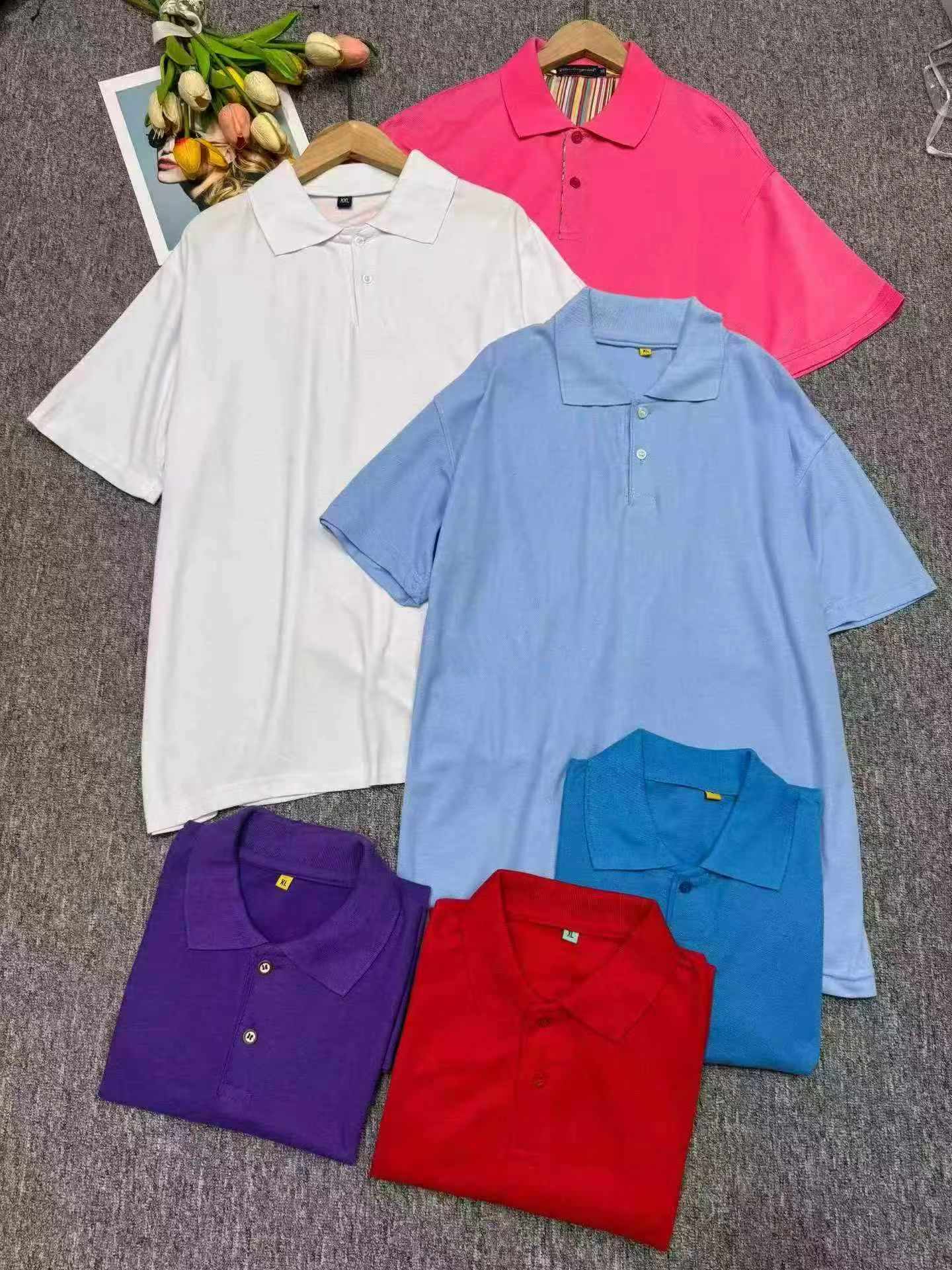 Baju-T Kerja Polo Lengan Pendek Bernafas Uniseks, Jumlah Keseluruhan 6000 Keping - Image 5