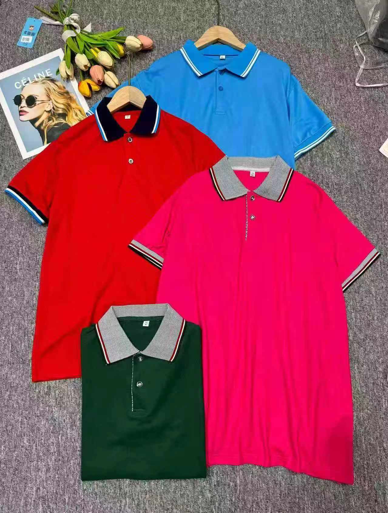 Baju-T Kerja Polo Lengan Pendek Bernafas Uniseks, Jumlah Keseluruhan 6000 Keping - Image 7