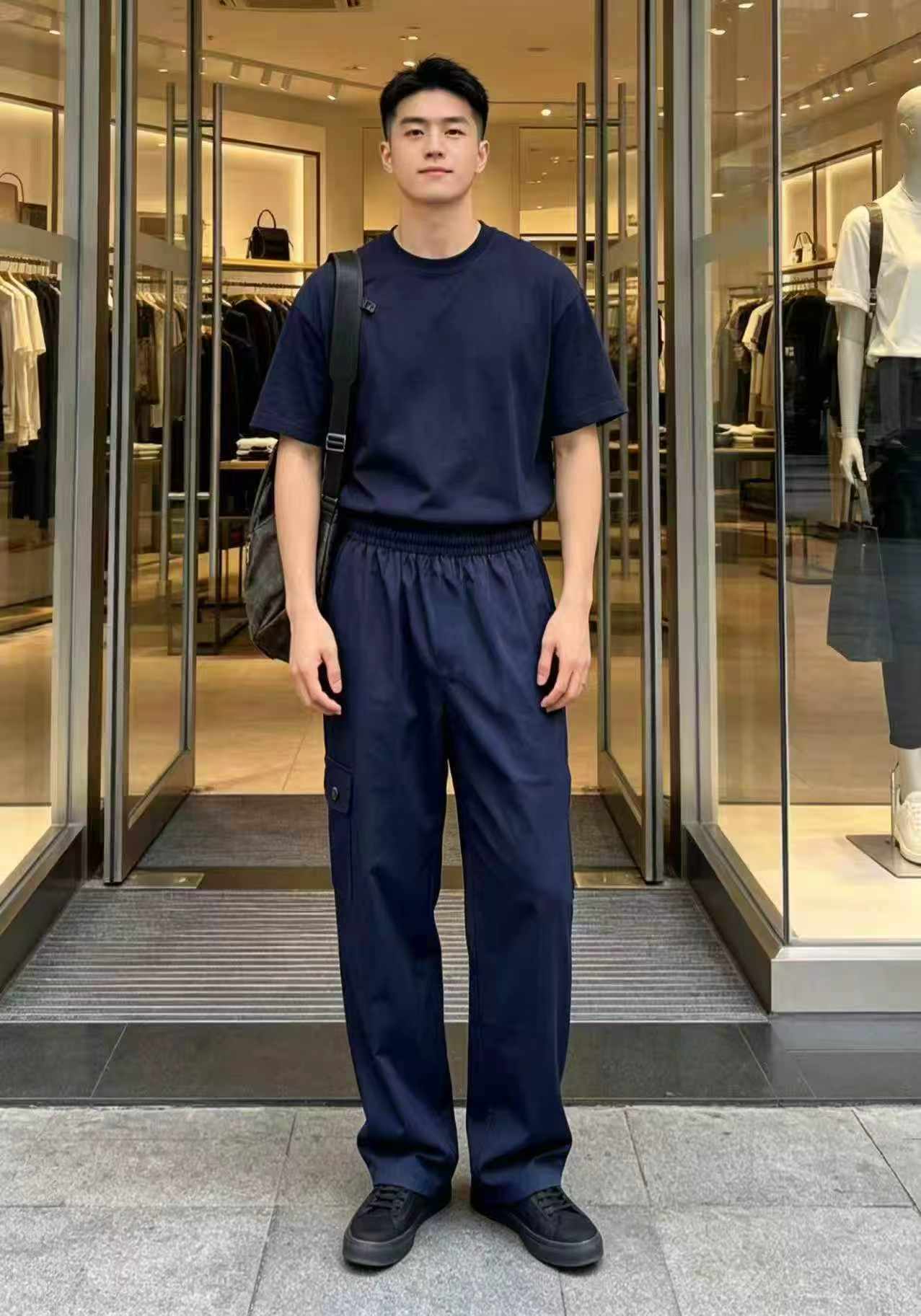休闲直筒工装运动裤，总计2492件 - Image 4