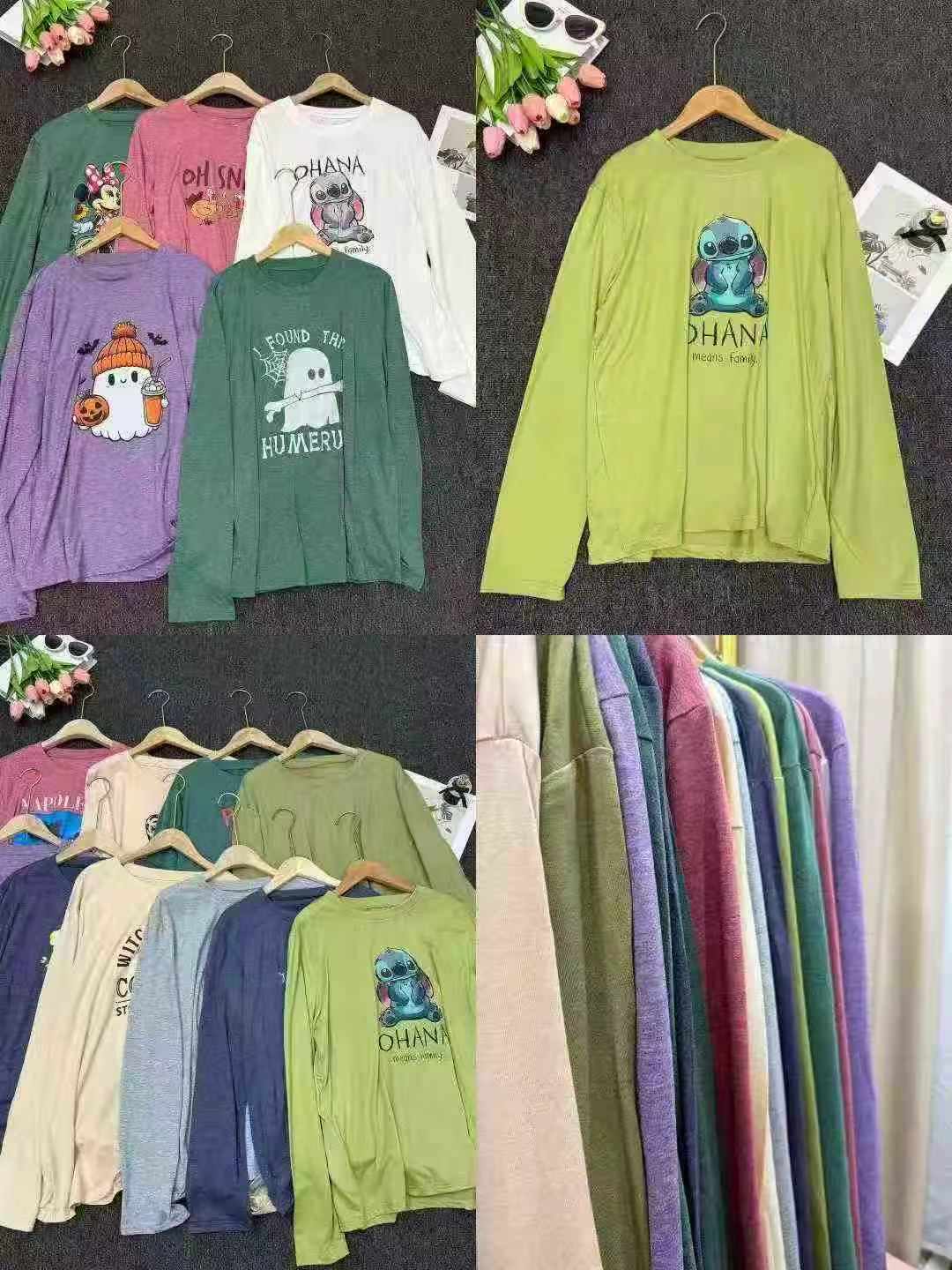 14000 dona tozalash partiyasi zamonaviy uzun yengli bosma ust kiyimlar erkaklar va ayollar uchun - Image 9