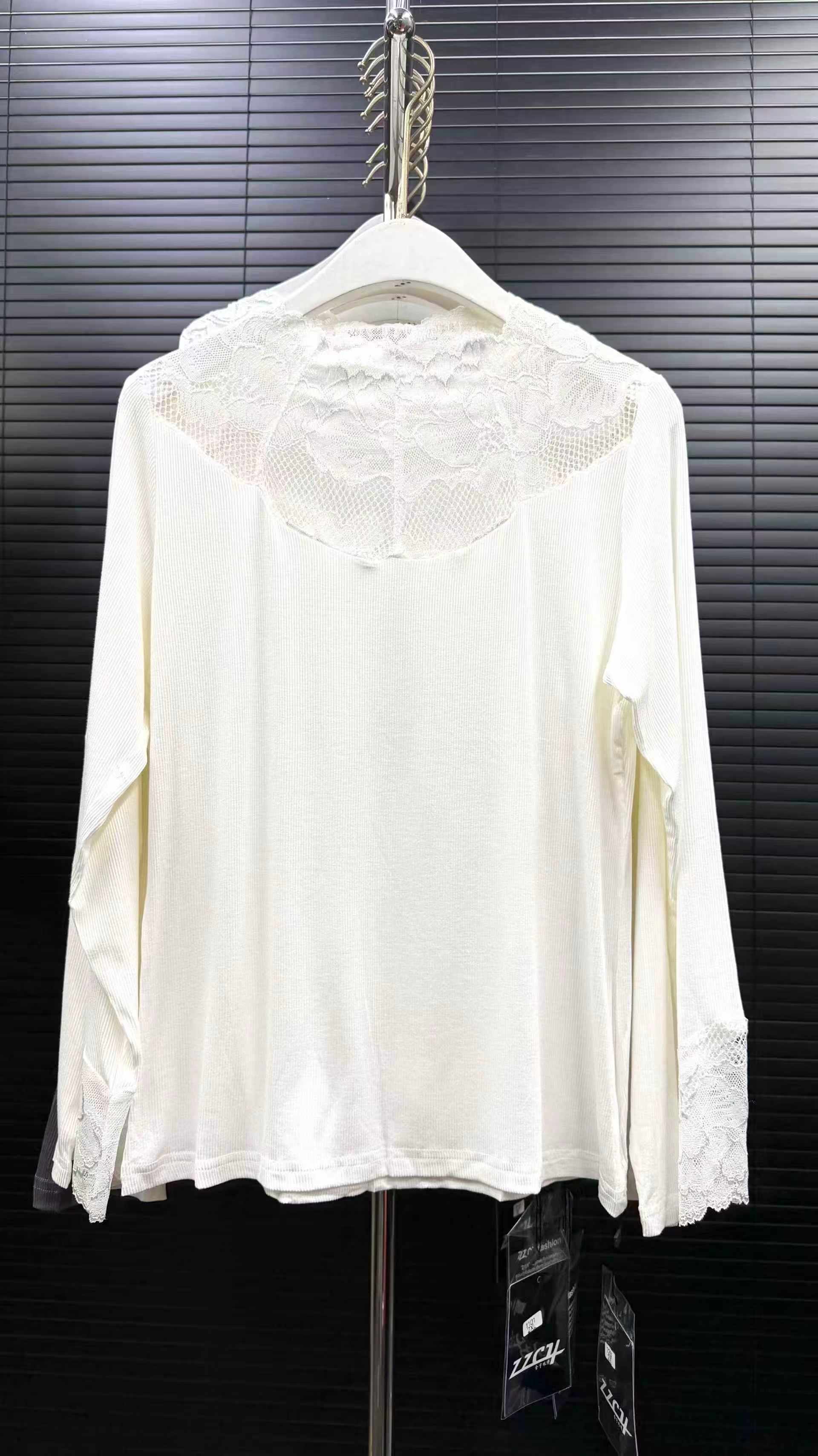 Baju Dalam Kapas Berusuk Renda Gred Tinggi Saiz Besar 1700 Helai 3 Warna - Image 6