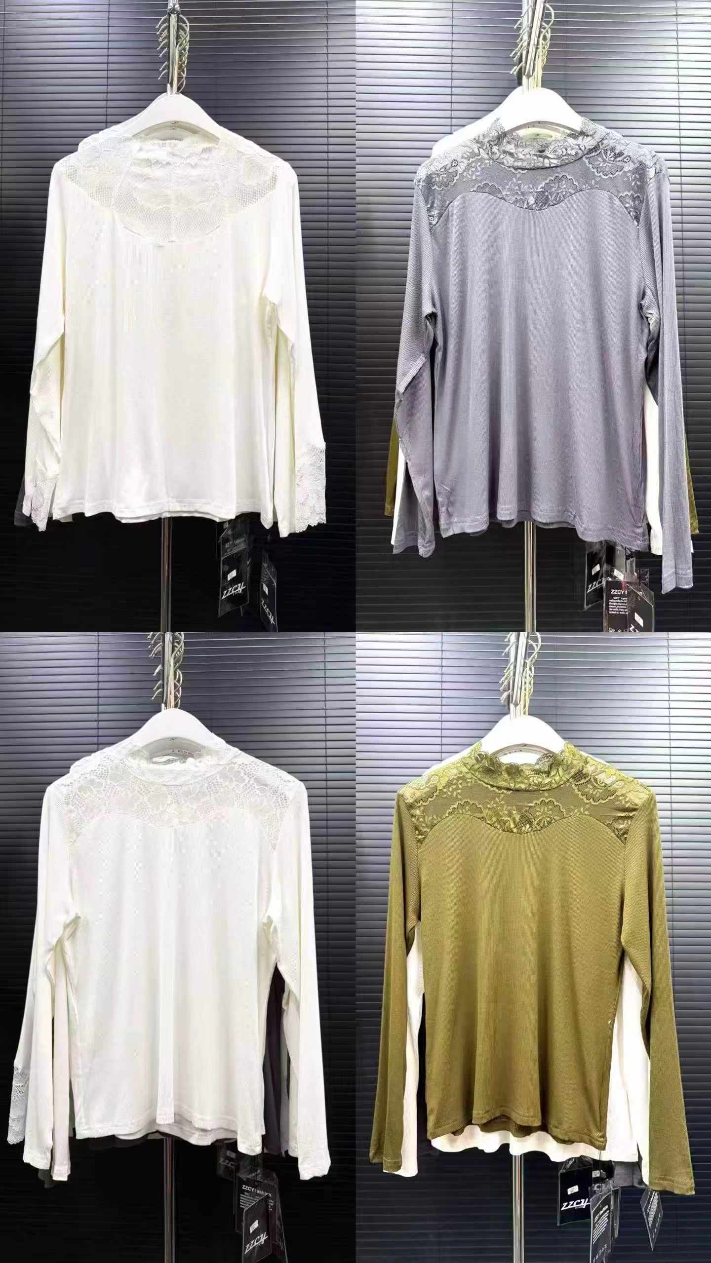 Baju Dalam Kapas Berusuk Renda Gred Tinggi Saiz Besar 1700 Helai 3 Warna - Image 7