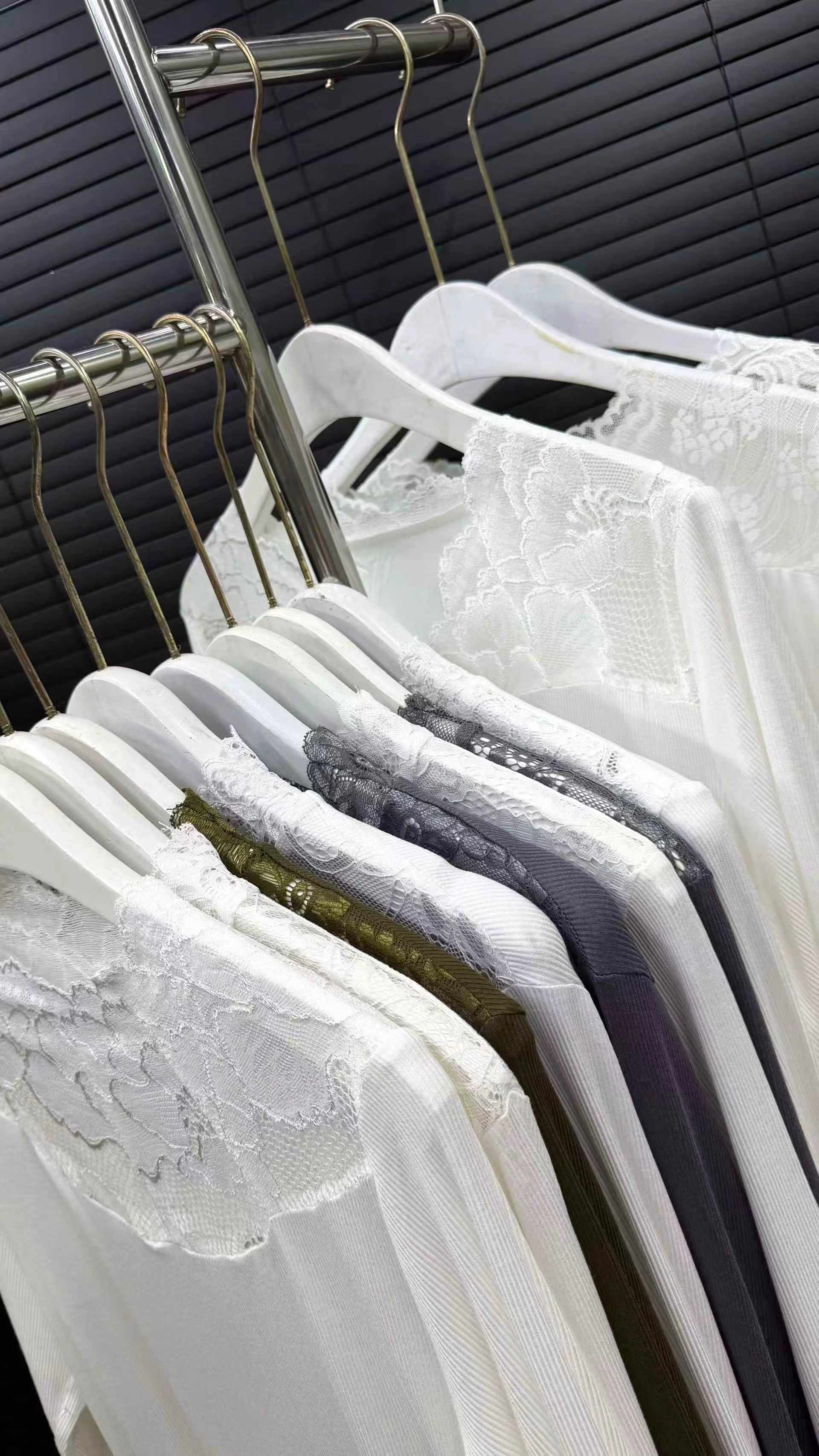 Baju Dalam Kapas Berusuk Renda Gred Tinggi Saiz Besar 1700 Helai 3 Warna - Image 8
