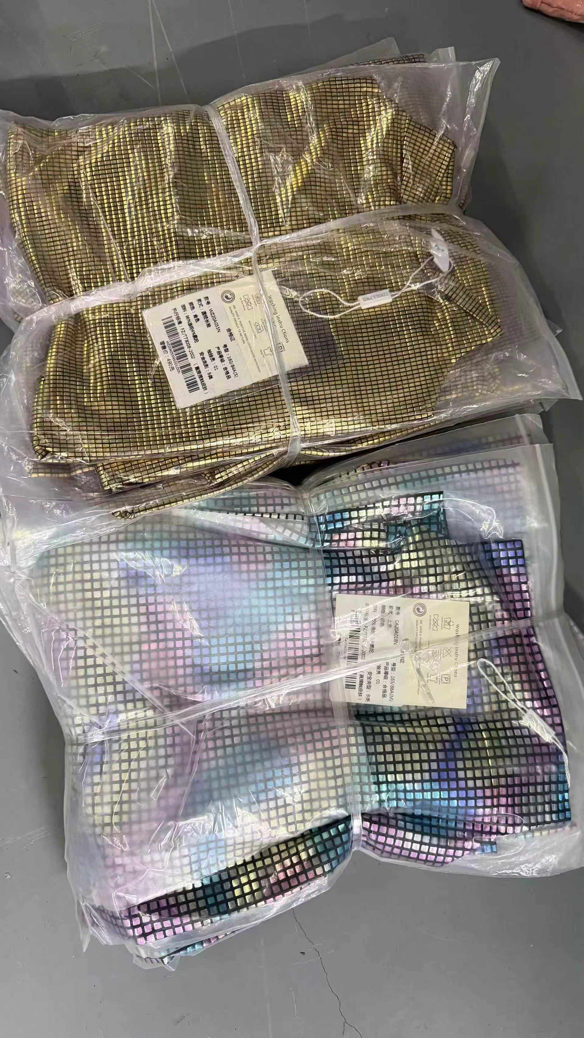 Atasan Leher Separuh Kura Laser Bronz, 2 Warna, 500 Helai - Image 9