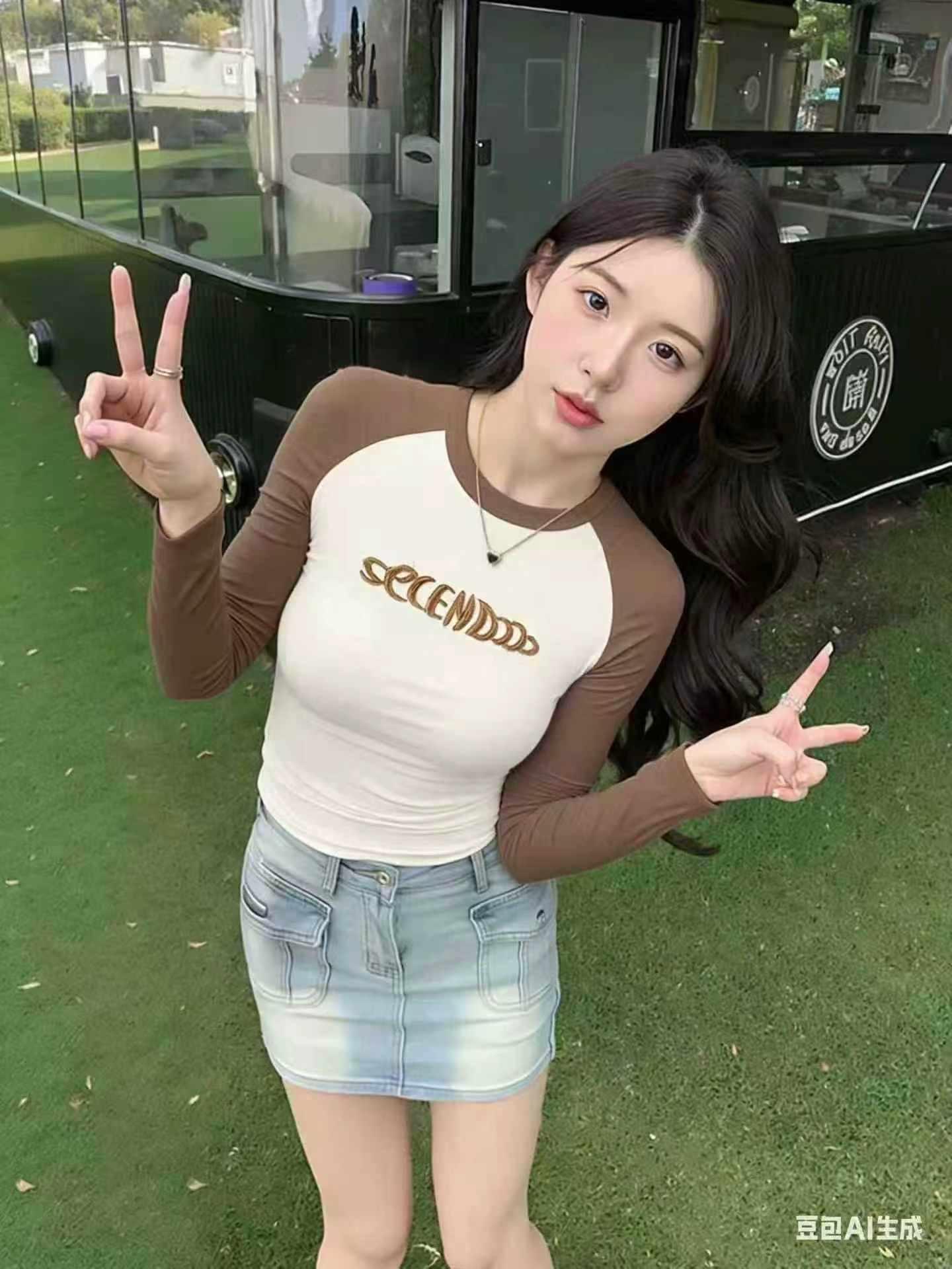 1149 Keping Atasan Kapas Lengan Panjang Gaya Streetwear Gadis Bergaya Trendy Berkualiti Tinggi - Image 3