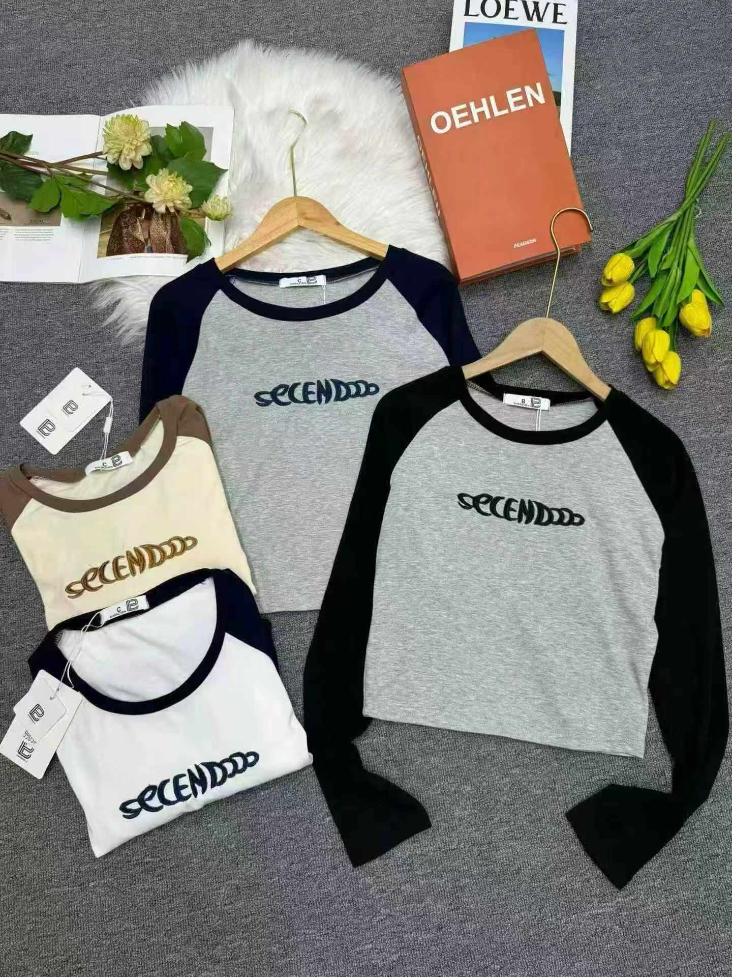 1149 Keping Atasan Kapas Lengan Panjang Gaya Streetwear Gadis Bergaya Trendy Berkualiti Tinggi - Image 5