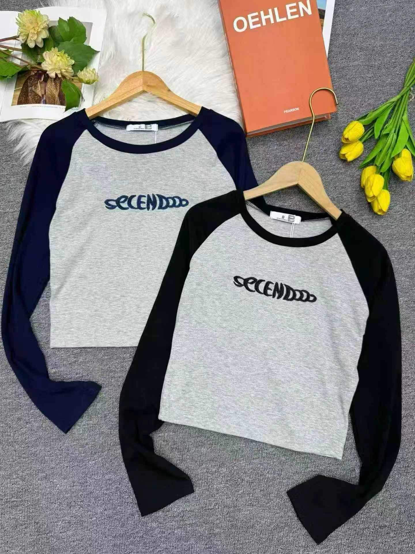 1149 Keping Atasan Kapas Lengan Panjang Gaya Streetwear Gadis Bergaya Trendy Berkualiti Tinggi - Image 6