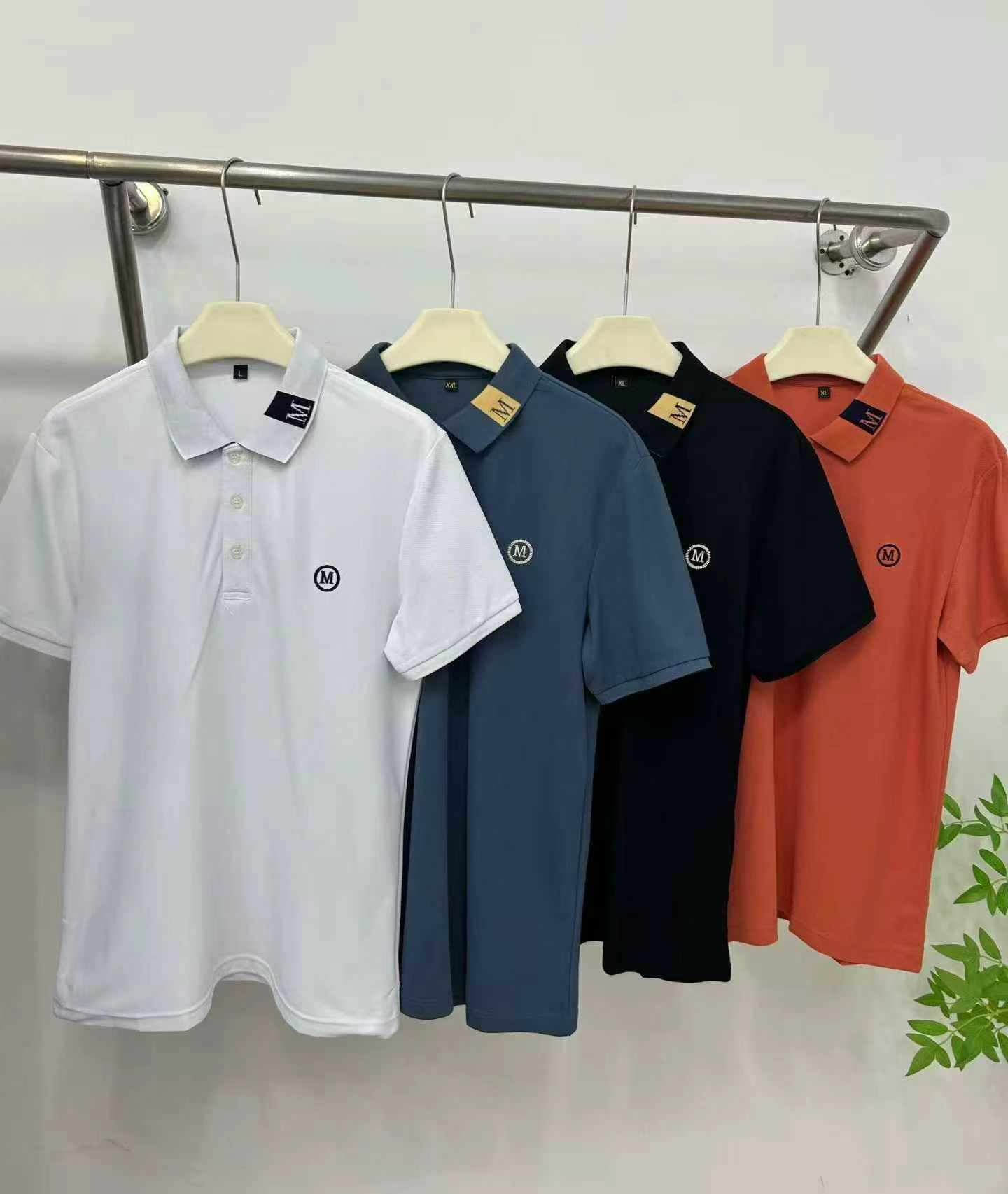 Shati za Polo za Mikono Mifupi za Wanaume zilizopambwa kwa Kudarizi, Zenye Miundo 12, Vipande 2600 - Image 4