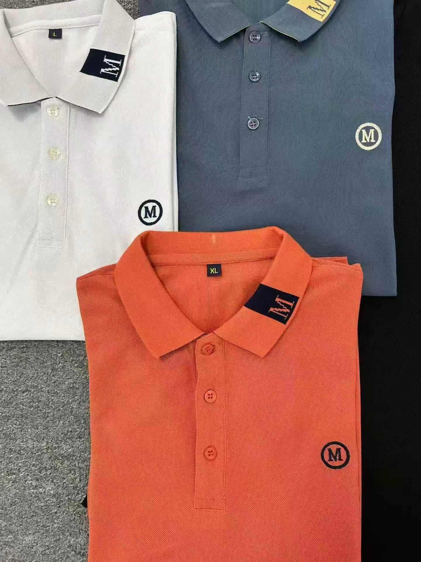 Shati za Polo za Mikono Mifupi za Wanaume zilizopambwa kwa Kudarizi, Zenye Miundo 12, Vipande 2600 - Image 6