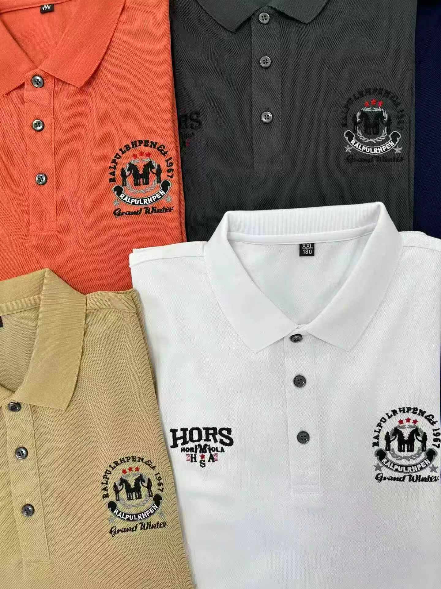 2400 Buah Kaos Polo Pria Trendi Lengan Pendek Bordir - Image 6