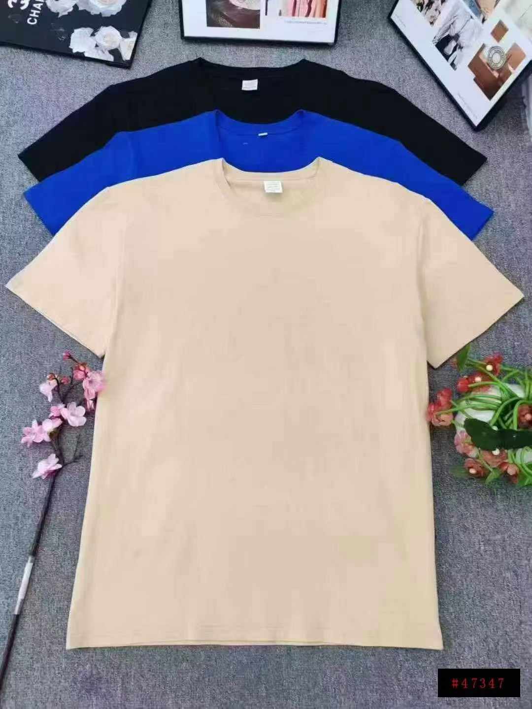 ប្រហែល 1200 ដុំ អាវយឺត T កប្បាសធម្មតា មិនបែងចែកភេទ - Image 7