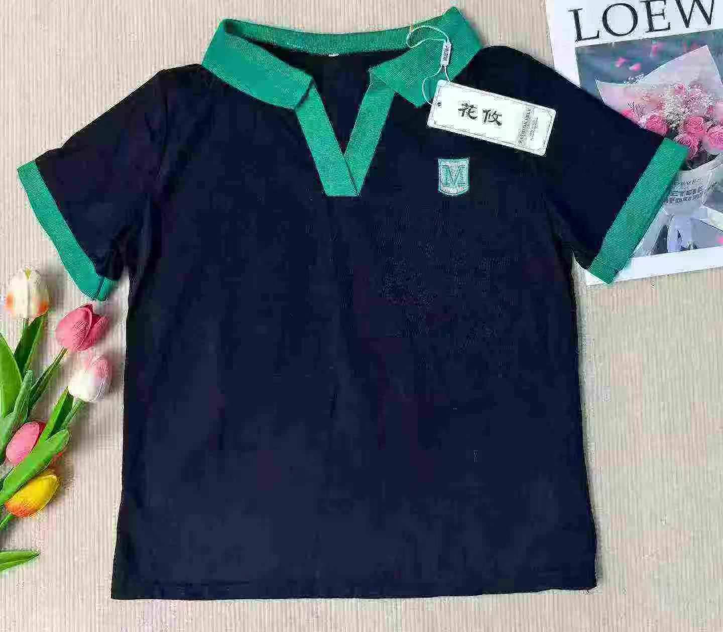 562 Piezas de Camisetas Polo para Mujer de Algodón, Manga Corta, Cuello en V, Tallas M-2XL - Image 4