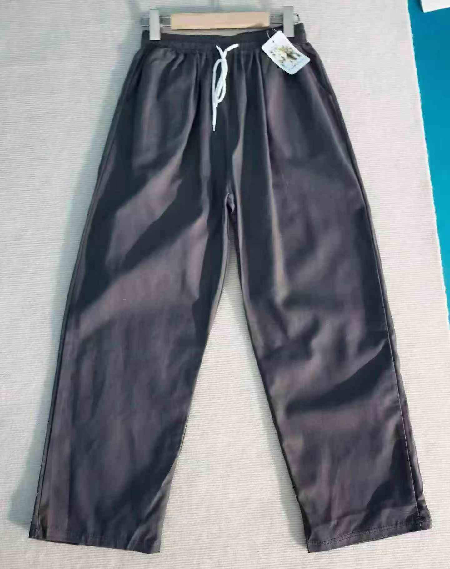Pantalons décontractés droits pour hommes en coton pur, 1051 pièces - Image 5