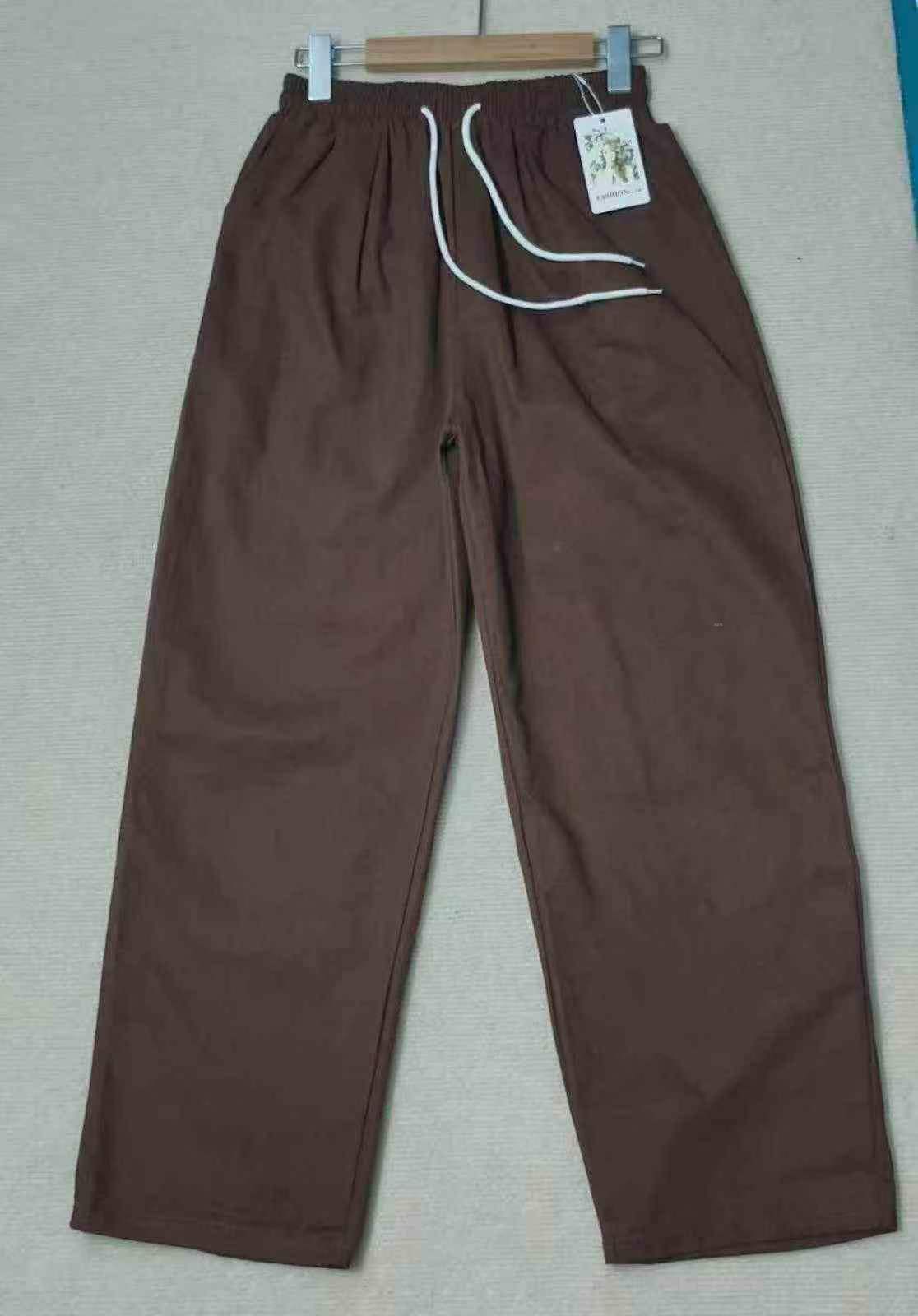 Pantalons décontractés droits pour hommes en coton pur, 1051 pièces - Image 8