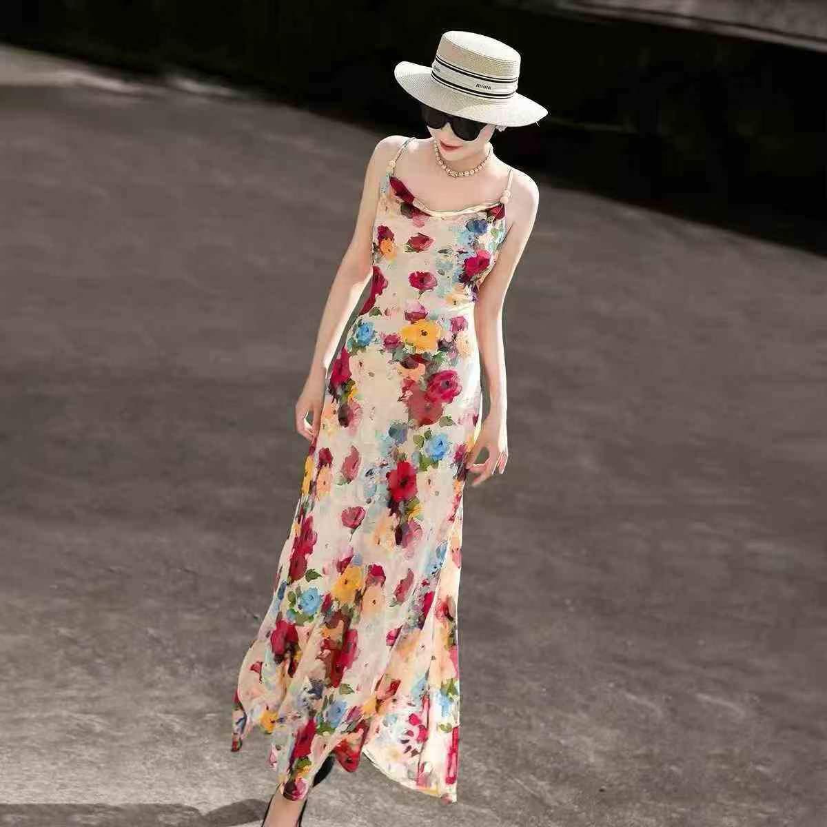 Novos Vestidos Florais de Algodão de Primavera e Verão, S-2XL, Cerca de 880 peças - Image 3