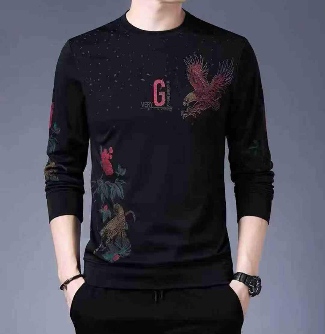 3000 Piezas Nuevos Tops de Manga Larga para Hombres de Primavera y Otoño - Image 4