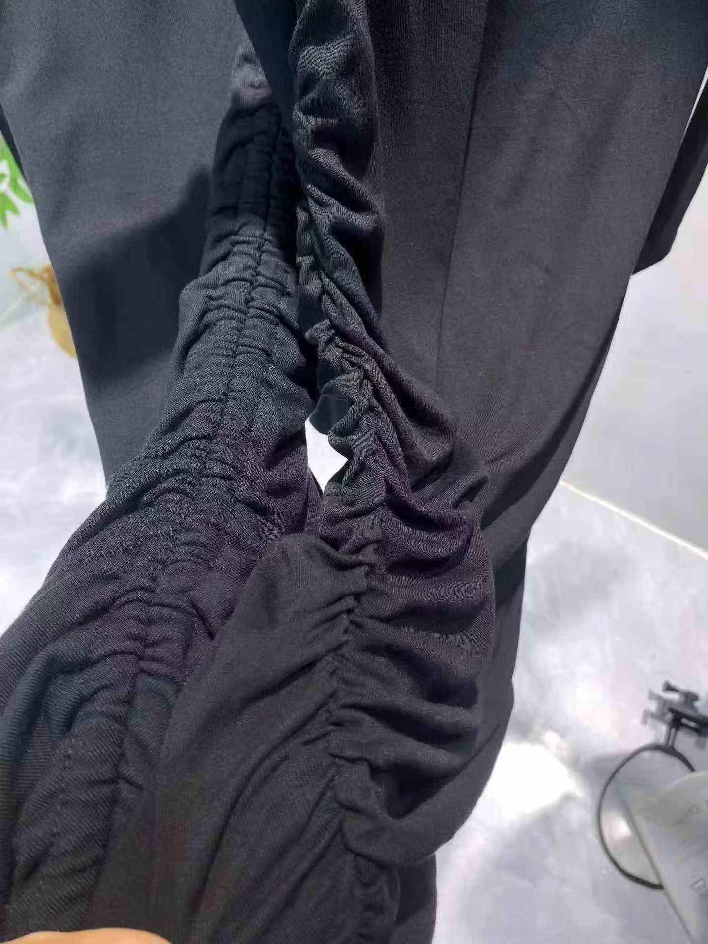 600 Keping Gaun Bodycon Langsing Lengan Panjang Berkerut Musim Bunga - Image 8