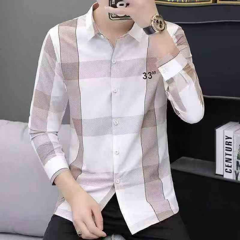 Men's Long Sleeve Plaid Shirt 2026 New 3 Colors M-3XL About 550 Pieces - Image 4